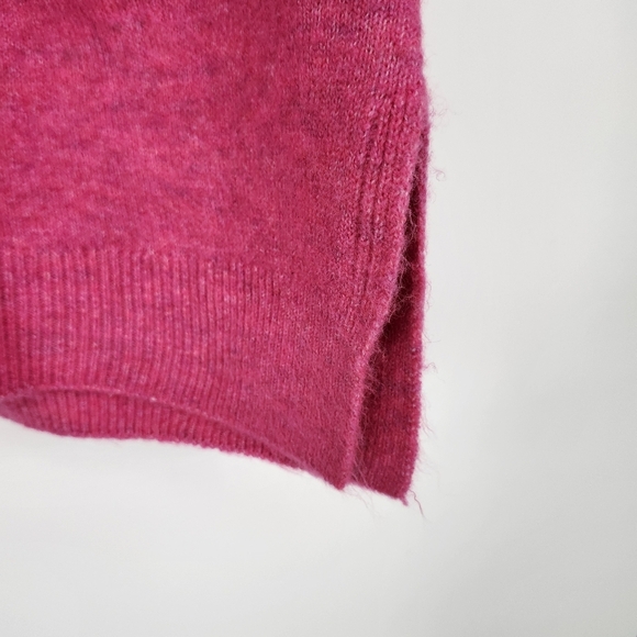 Vince Camuto Womens Color Block Sweater Size 2X Pink Gray Boxy Comtemporary - Picture 6 of 8